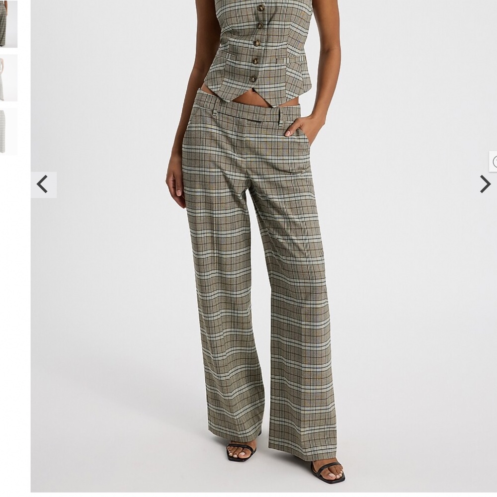 Express Editor Relaxed Trouser Mid Rise